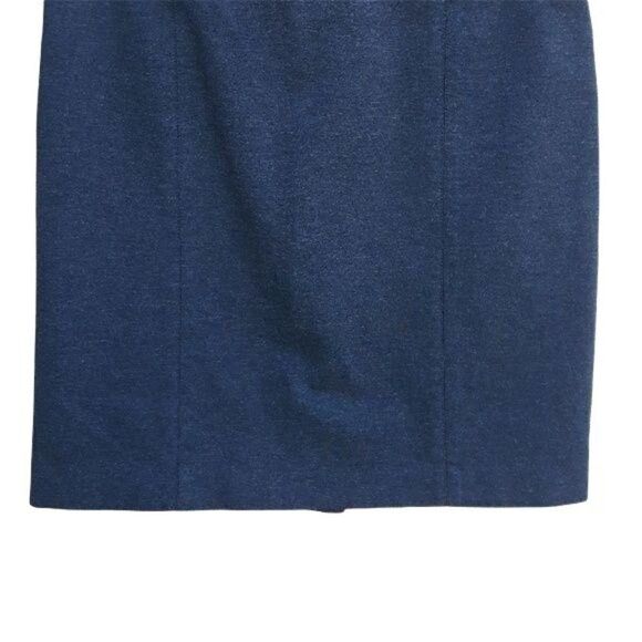 J. Jill Ponte Knit Business Casual Pull On Gray Stretch Pencil Skirt Size M - Picture 5 of 7